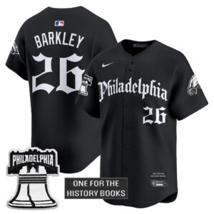 Men's Eagles 'Retro Newspaper Edition' Vapor Baseball Jersey - All Stitched