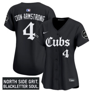 Women's Chicago Cubs 'Gothic North Side Edition' Vapor Premier Limited Jersey - All Stitched