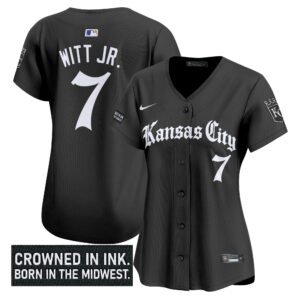 Women's Kansas City Royals 'Gothic Crown Edition' Vapor Premier Limited Jersey - All Stitched