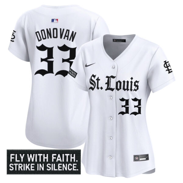 Women's St. Louis Cardinals 'Gothic Legacy Edition' Vapor Premier Limited Jersey - All Stitched - Image 17
