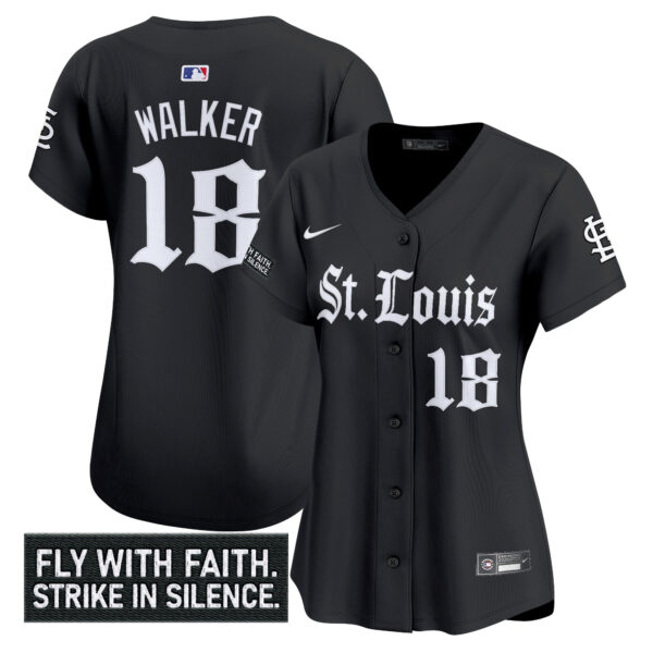 Women's St. Louis Cardinals 'Gothic Legacy Edition' Vapor Premier Limited Jersey - All Stitched - Image 4