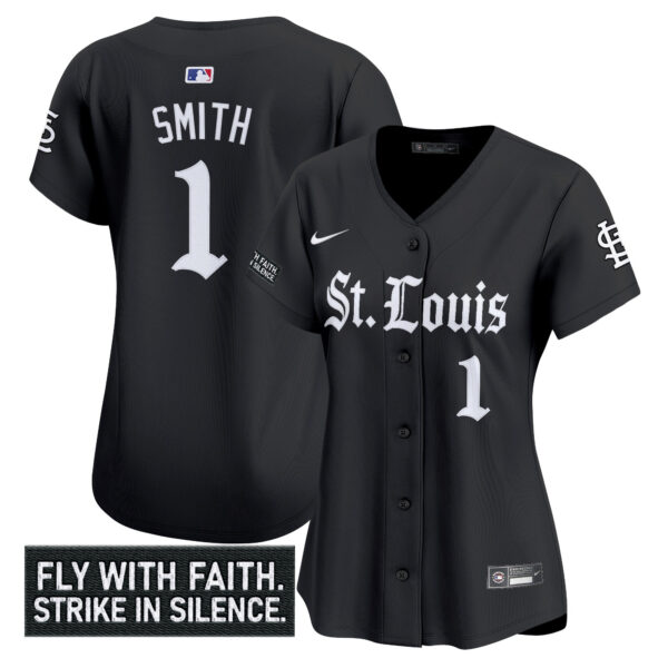 Women's St. Louis Cardinals 'Gothic Legacy Edition' Vapor Premier Limited Jersey - All Stitched - Image 5