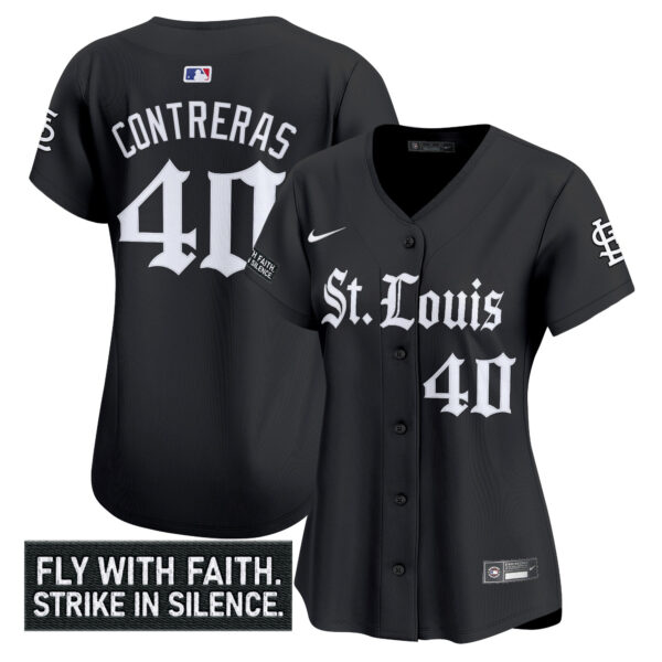 Women's St. Louis Cardinals 'Gothic Legacy Edition' Vapor Premier Limited Jersey - All Stitched - Image 3