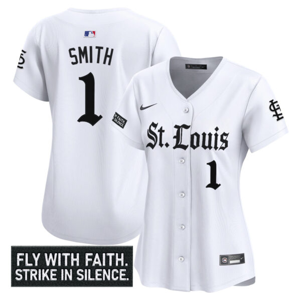 Women's St. Louis Cardinals 'Gothic Legacy Edition' Vapor Premier Limited Jersey - All Stitched - Image 14
