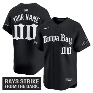 Tampa Bay Rays 'Gothic Deepwater Edition' Vapor Premier Limited Custom Jersey - All Stitched
