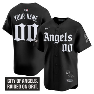 Los Angeles Angels 'Gothic Halo Edition' Vapor Premier Limited Custom Jersey - All Stitched