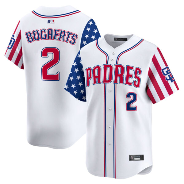 Men's San Diego Padres 2025 Independence Day Vapor Premier Limited Jersey - All Stitched - Image 6