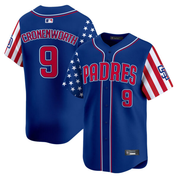 Men's San Diego Padres 2025 Independence Day Vapor Premier Limited Jersey - All Stitched - Image 26