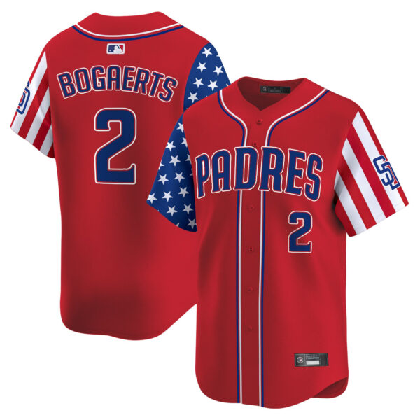 Men's San Diego Padres 2025 Independence Day Vapor Premier Limited Jersey - All Stitched - Image 15