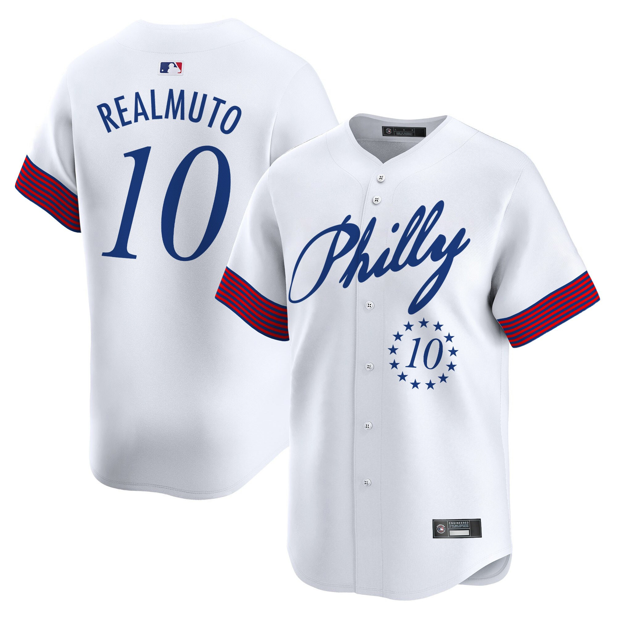 Men's Philadelphia Phillies 2025 Independence Day Vapor Premier Limited Jersey V2 - All Stitched - Image 16