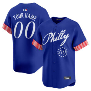 Philadelphia Phillies 2025 Independence Day Vapor Premier Limited Custom Jersey V2 - All Stitched