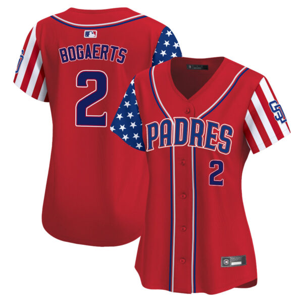 Women's San Diego Padres 2025 Independence Day Vapor Premier Limited Jersey - All Stitched - Image 15