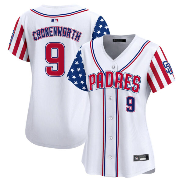 Women's San Diego Padres 2025 Independence Day Vapor Premier Limited Jersey - All Stitched - Image 8