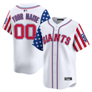 San Francisco Giants 2025 Independence Day Vapor Premier Limited Custom Jersey - All Stitched