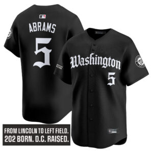 Men's Washington Nationals 'Gothic Capitol Edition' Vapor Premier Limited Jersey - All Stitched