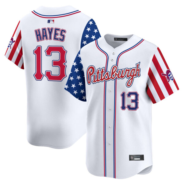 Men's Pittsburgh Pirates 2025 Independence Day Vapor Premier Limited Jersey - All Stitched - Image 6