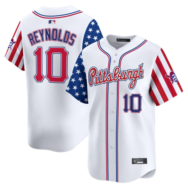 Men's Pittsburgh Pirates 2025 Independence Day Vapor Premier Limited Jersey - All Stitched - Image 4