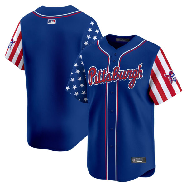 Men's Pittsburgh Pirates 2025 Independence Day Vapor Premier Limited Jersey - All Stitched - Image 27