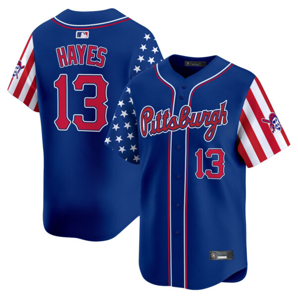 Men's Pittsburgh Pirates 2025 Independence Day Vapor Premier Limited Jersey - All Stitched - Image 24