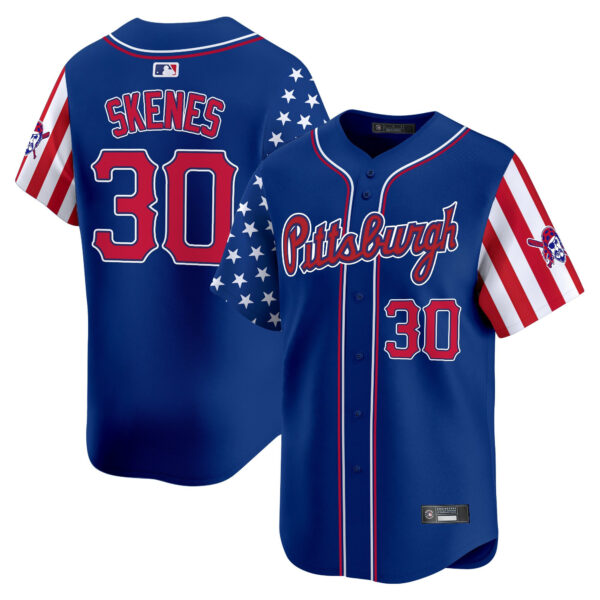 Men's Pittsburgh Pirates 2025 Independence Day Vapor Premier Limited Jersey - All Stitched - Image 19