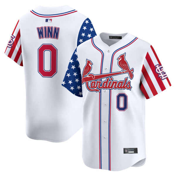 Men's St. Louis Cardinals 2025 Independence Day Vapor Premier Limited Jersey V2 - All Stitched - Image 6