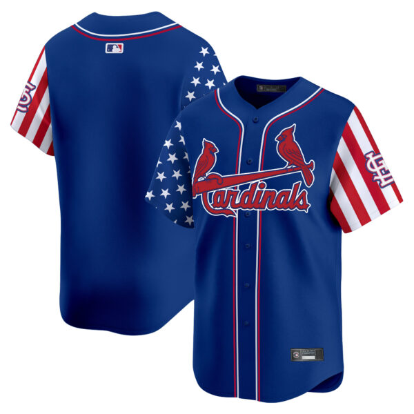 Men's St. Louis Cardinals 2025 Independence Day Vapor Premier Limited Jersey V2 - All Stitched - Image 27