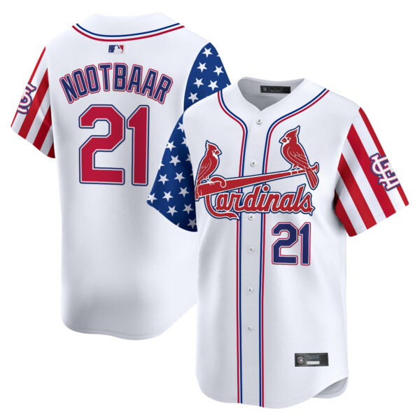 Men's St. Louis Cardinals 2025 Independence Day Vapor Premier Limited Jersey V2 - All Stitched - Image 7