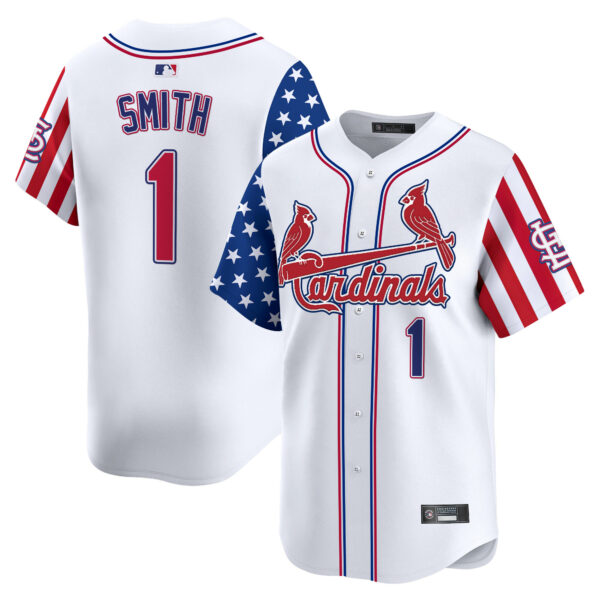 Men's St. Louis Cardinals 2025 Independence Day Vapor Premier Limited Jersey V2 - All Stitched - Image 5