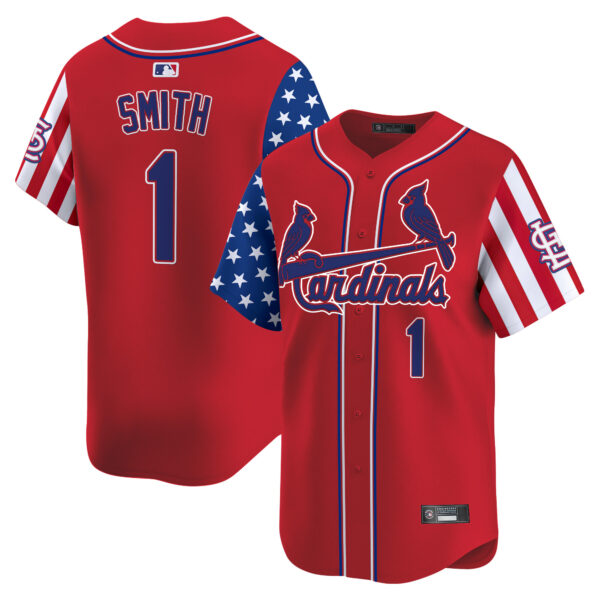 Men's St. Louis Cardinals 2025 Independence Day Vapor Premier Limited Jersey V2 - All Stitched - Image 14
