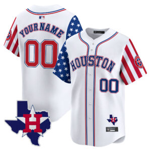 Houston Astros 2025 Independence Day Vapor Premier Limited Custom Jersey V2 - All Stitched
