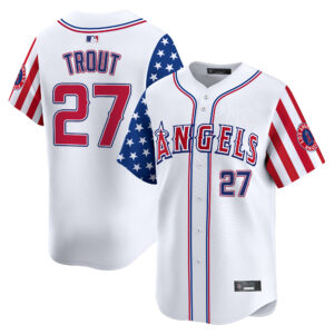 Men's Los Angeles Angels 2025 Independence Day Vapor Premier Limited Jersey - All Stitched