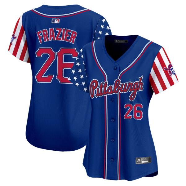Women's Pittsburgh Pirates 2025 Independence Day Vapor Premier Limited Jersey - All Stitched - Image 25