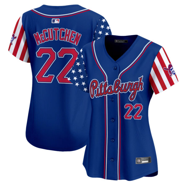 Women's Pittsburgh Pirates 2025 Independence Day Vapor Premier Limited Jersey - All Stitched - Image 20