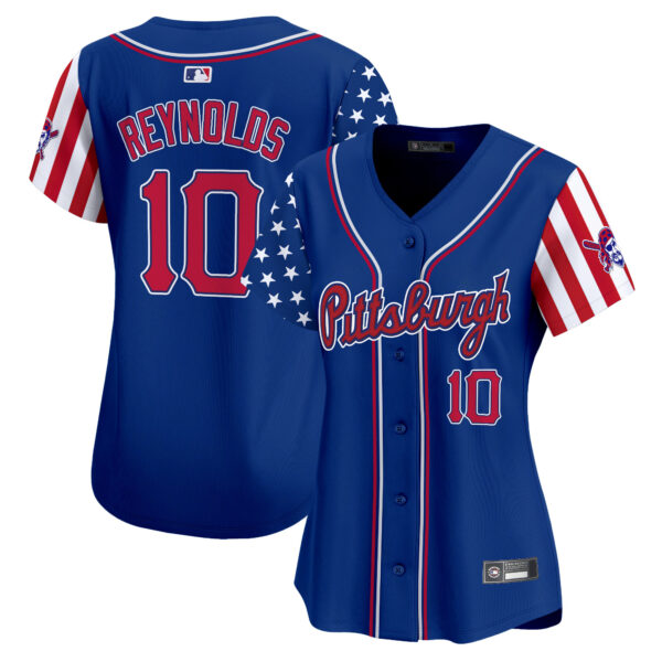 Women's Pittsburgh Pirates 2025 Independence Day Vapor Premier Limited Jersey - All Stitched - Image 22
