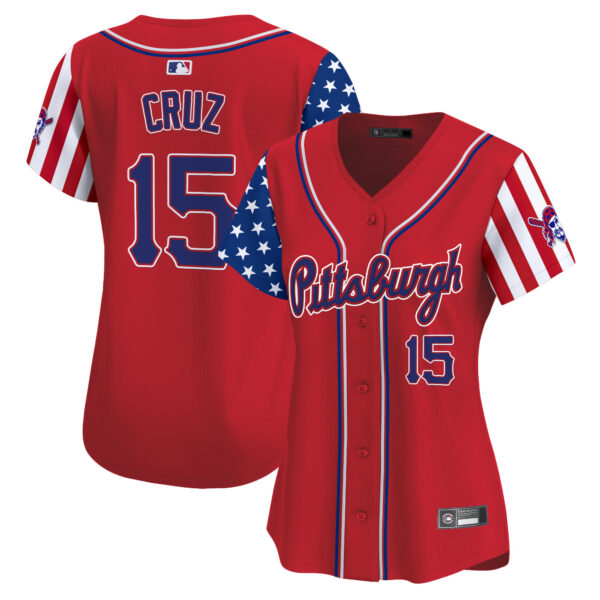 Women's Pittsburgh Pirates 2025 Independence Day Vapor Premier Limited Jersey - All Stitched - Image 12