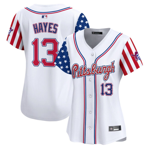 Women's Pittsburgh Pirates 2025 Independence Day Vapor Premier Limited Jersey - All Stitched - Image 6
