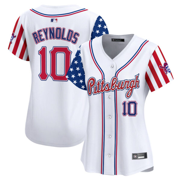 Women's Pittsburgh Pirates 2025 Independence Day Vapor Premier Limited Jersey - All Stitched - Image 4