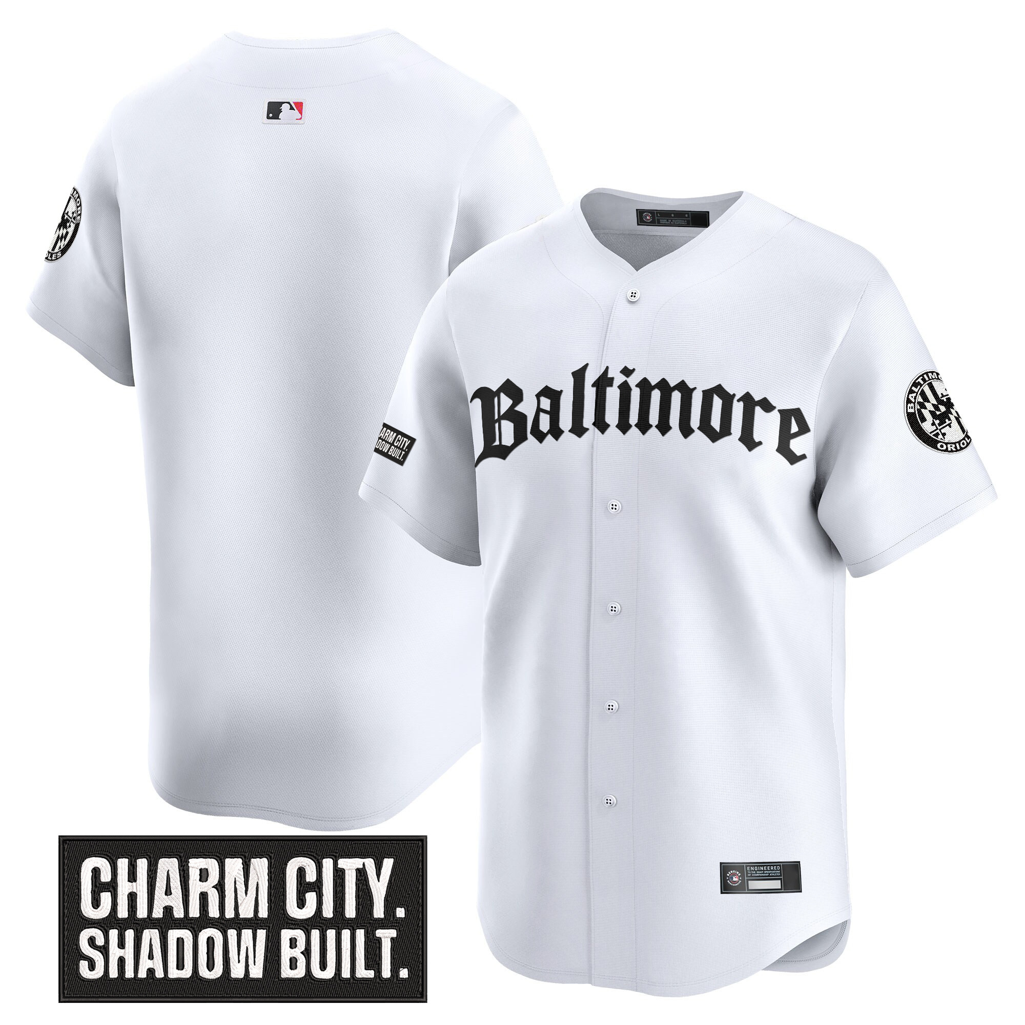 Men's Baltimore Orioles 'Gothic Harbor Edition' Vapor Premier Limited Jersey - All Stitched - Image 18