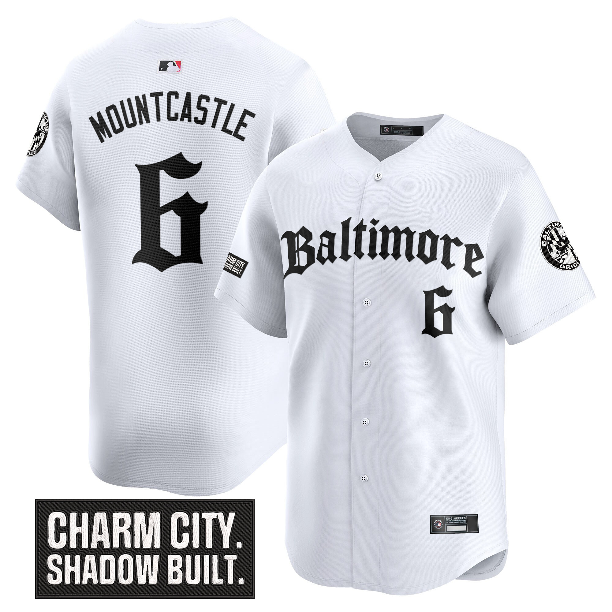 Men's Baltimore Orioles 'Gothic Harbor Edition' Vapor Premier Limited Jersey - All Stitched - Image 12