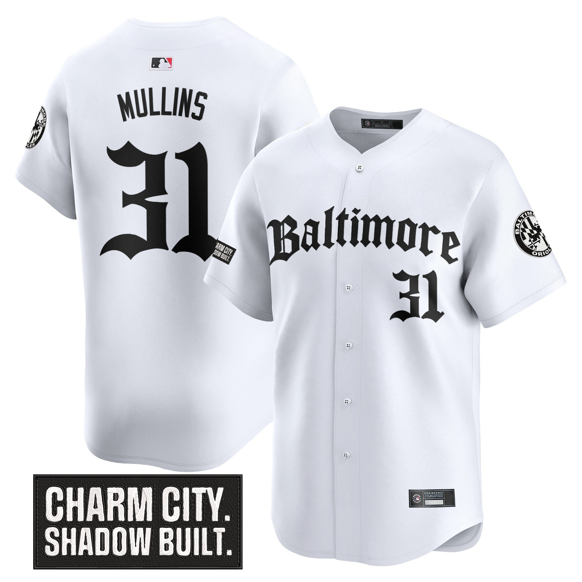 Men's Baltimore Orioles 'Gothic Harbor Edition' Vapor Premier Limited Jersey - All Stitched - Image 13