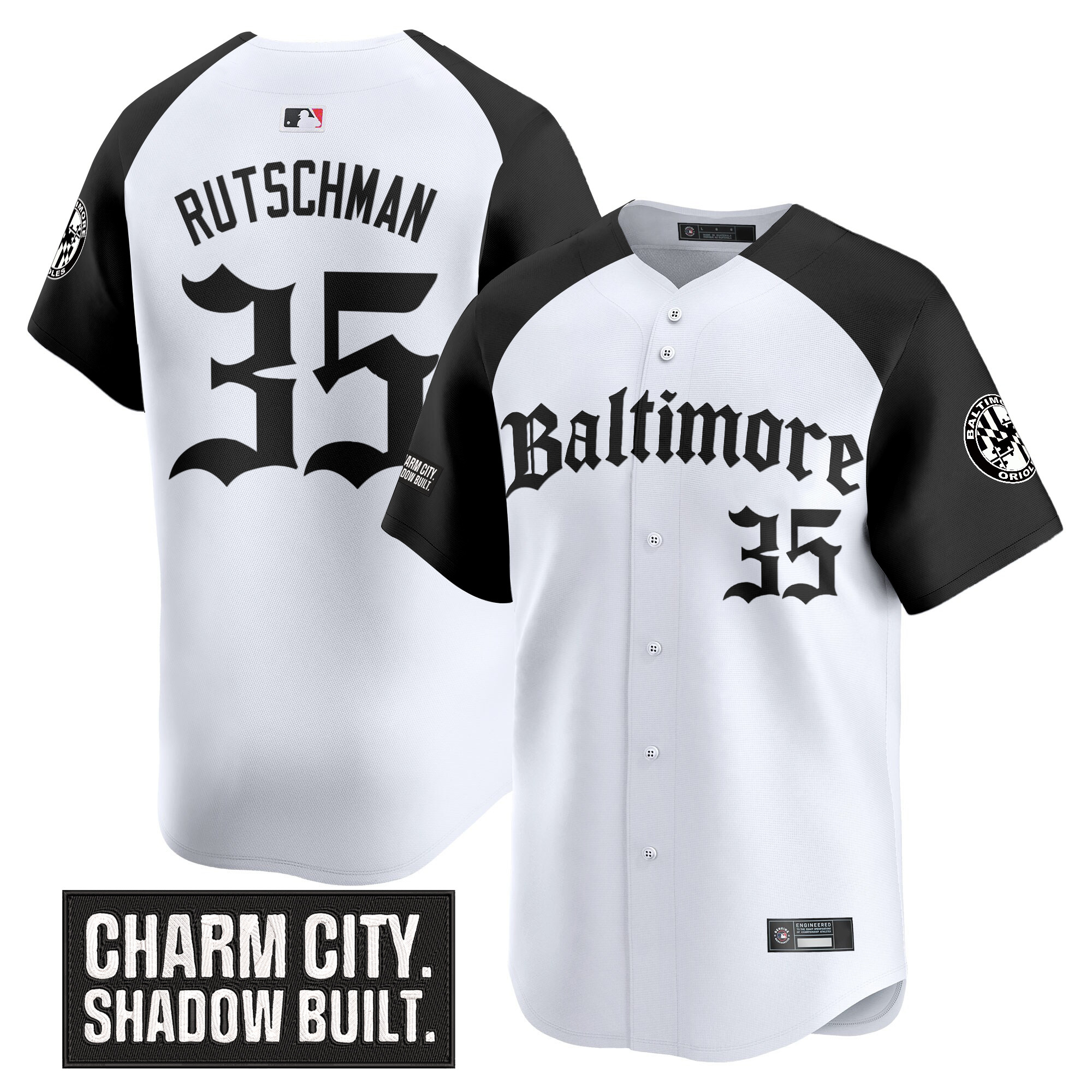 Men's Baltimore Orioles 'Gothic Harbor Edition' Vapor Premier Limited Jersey - All Stitched - Image 19