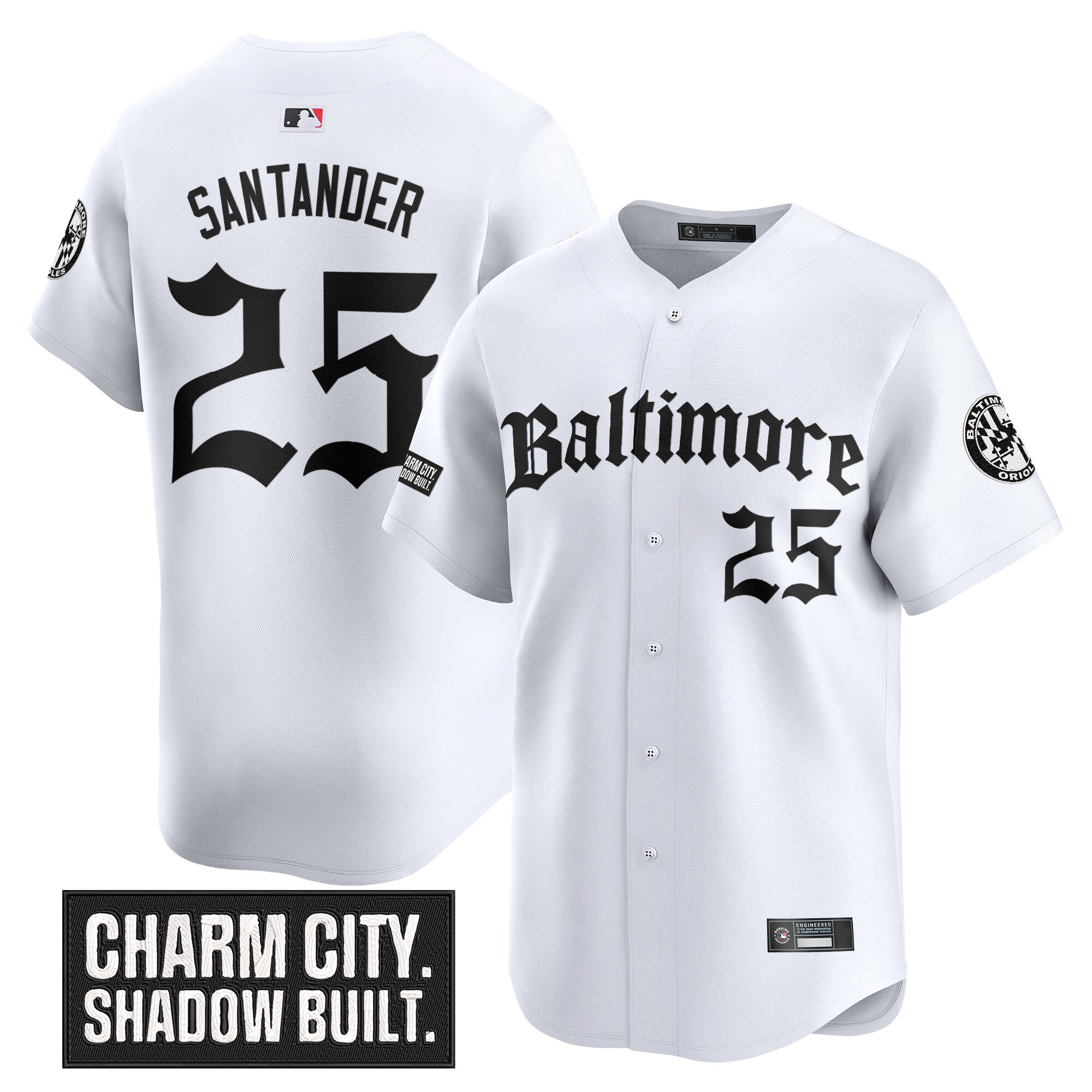 Men's Baltimore Orioles 'Gothic Harbor Edition' Vapor Premier Limited Jersey - All Stitched - Image 14
