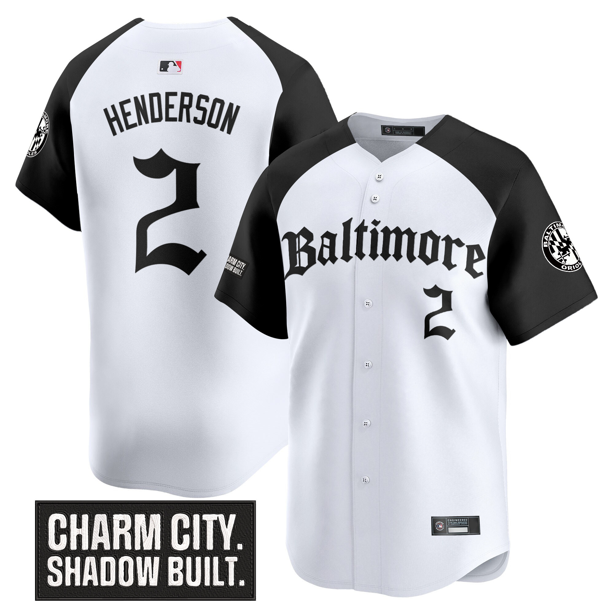 Men's Baltimore Orioles 'Gothic Harbor Edition' Vapor Premier Limited Jersey - All Stitched - Image 25