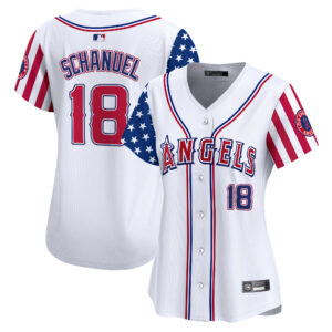 Women's Los Angeles Angels 2025 Independence Day Vapor Premier Limited Jersey - All Stitched