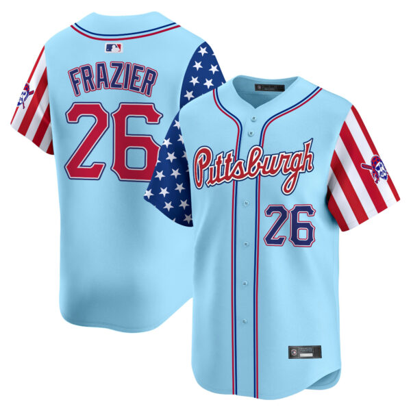 Men's Pittsburgh Pirates 2025 Independence Day Vapor Premier Limited Jersey - All Stitched - Image 34