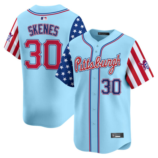 Men's Pittsburgh Pirates 2025 Independence Day Vapor Premier Limited Jersey - All Stitched - Image 28