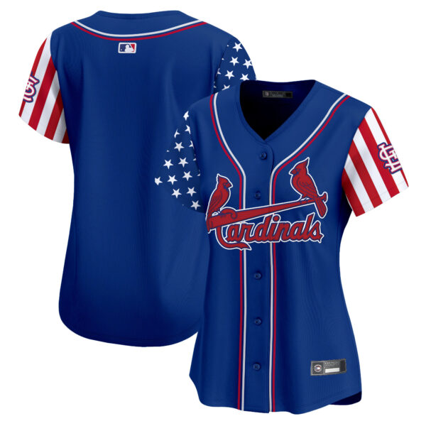 Women's St. Louis Cardinals 2025 Independence Day Vapor Premier Limited Jersey V2 - All Stitched - Image 27