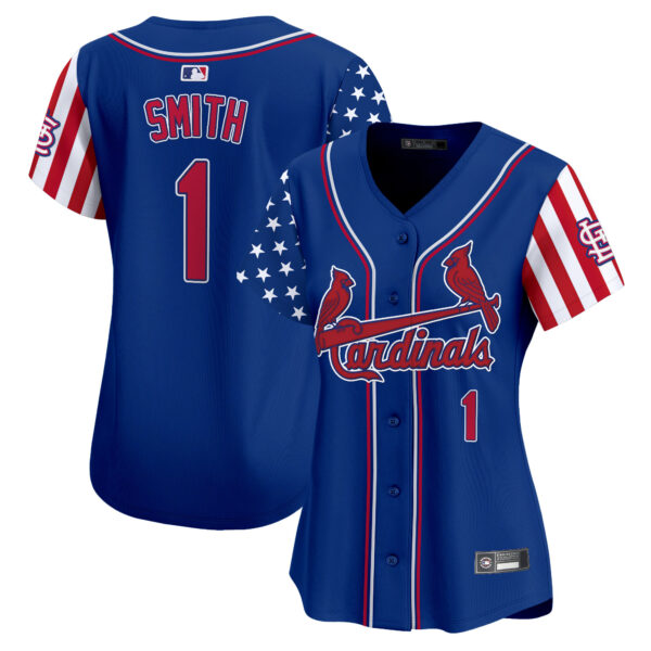 Women's St. Louis Cardinals 2025 Independence Day Vapor Premier Limited Jersey V2 - All Stitched - Image 23