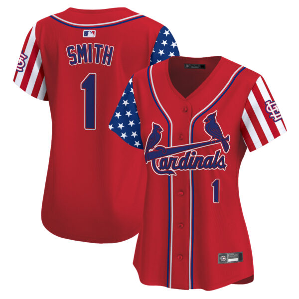 Women's St. Louis Cardinals 2025 Independence Day Vapor Premier Limited Jersey V2 - All Stitched - Image 14