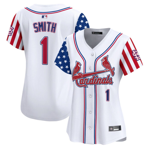 Women's St. Louis Cardinals 2025 Independence Day Vapor Premier Limited Jersey V2 - All Stitched - Image 5